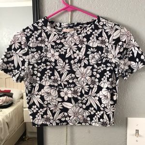 Floral crop top